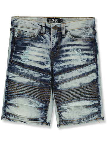 True Indigo Boys' Moto Denim Shorts - CookiesKids.com