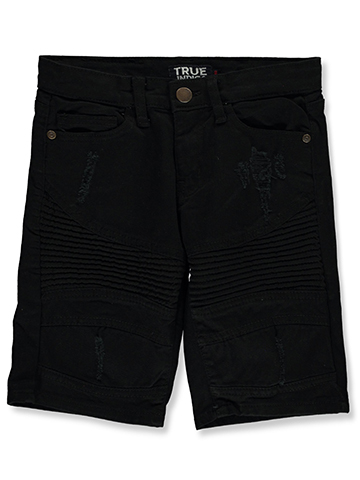 True Indigo Boys' Moto Denim Shorts - CookiesKids.com