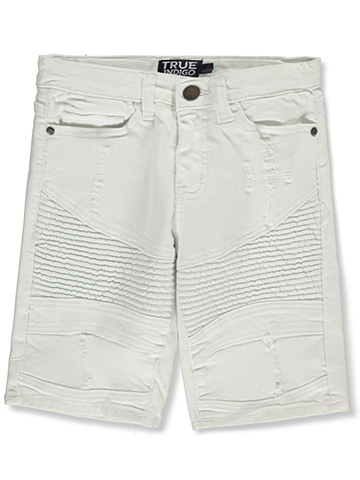 True Indigo Boys' Moto Denim Shorts - CookiesKids.com