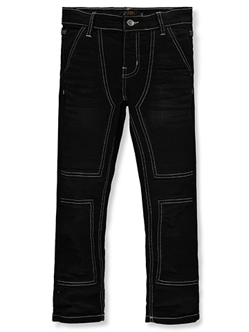 Rebel Legacy Boys' Cargo Slim Fit Jeans - CookiesKids.com