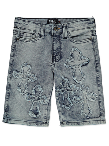 True Indigo Boys' Frayed Denim Shorts - CookiesKids.com