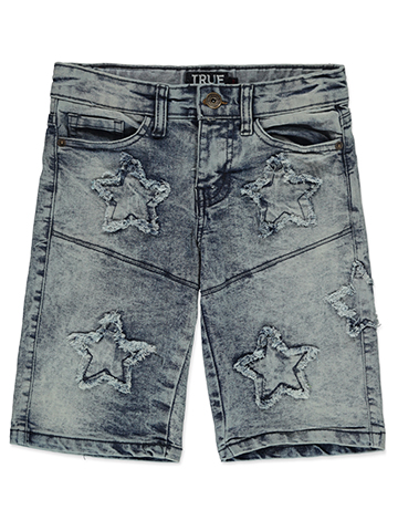 True Indigo Boys' Frayed Star Denim Shorts - CookiesKids.com
