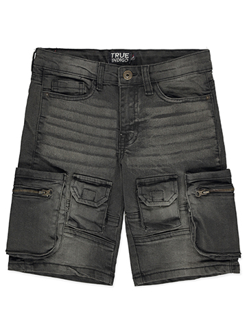 True Indigo Boys' Cargo Denim Shorts - CookiesKids.com