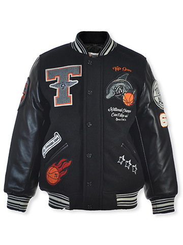 Top Gun Boys' Shark Varsity Jacket - CookiesKids.com