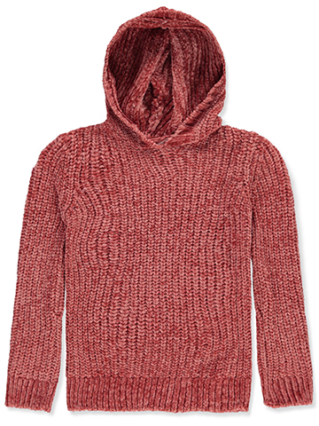 Derek Heart Girls' Chenille Hooded Sweater - CookiesKids.com