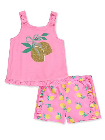 Derek Heart Girls' 2-Piece Shorts Set Outfit - CookiesKids.com