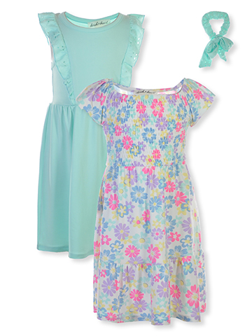 Derek Heart Girls' 3-Piece Dresses Accessory Set Outfit - CookiesKids.com