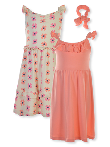 Derek Heart Girls' 3-Piece Dresses Accessory Set Outfit - CookiesKids.com