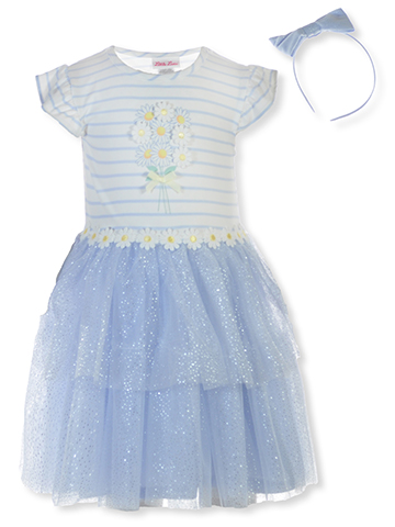 Little Lass Girls' 2-Piece Dress Accessory Set Outfit - CookiesKids.com