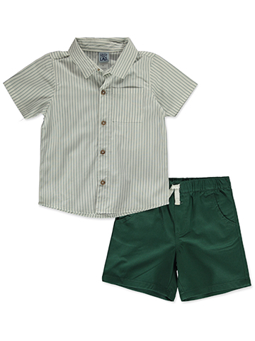 Little Lad Boys' 2-Piece Shorts Set Outfit - CookiesKids.com