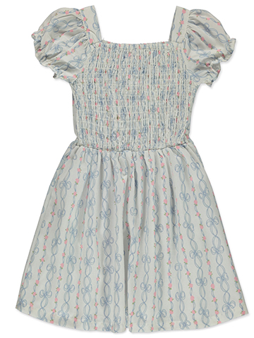 Little Lass Girls' Bows Sundress - CookiesKids.com