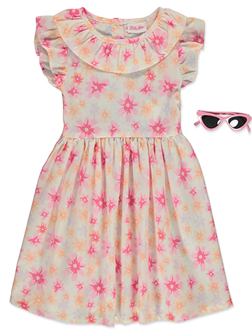Little Lass Girls' 2-Piece Star Sunglasses Set Outfit - CookiesKids.com