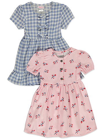 Little Lass Girls' 2-Pack Flower Dresses - CookiesKids.com