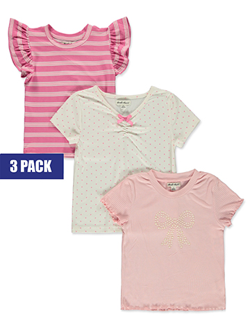 Derek Heart Girls' 3-Pack T-Shirts - CookiesKids.com