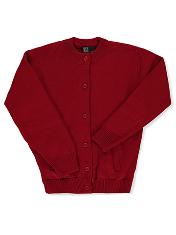 T.Q Knits Girls' L/S Solid Cardigan - CookiesKids.com
