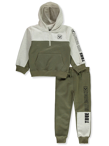 True Religion Boys' 2-Piece Joggers Set Outfit - CookiesKids.com