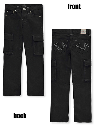 True Religion Boys' Relaxed Straight Cargo Pants - CookiesKids.com