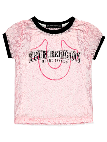 True Religion Girls' Lace Overlay Top - CookiesKids.com