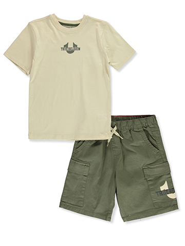 True Religion Boys' 2-Piece Shorts Set Outfit - CookiesKids.com