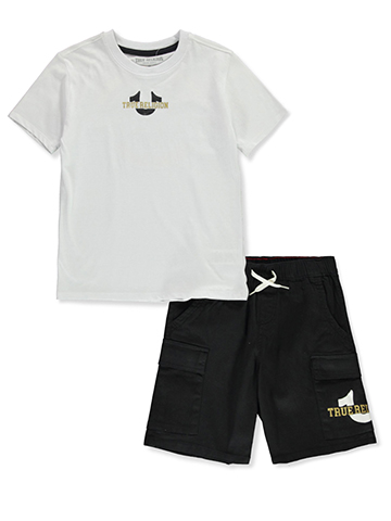 True Religion Boys' 2-Piece Shorts Set Outfit - CookiesKids.com
