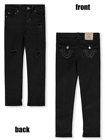 True Religion Girls' Halle Mid-Rise Super Skinny Jeans - CookiesKids.com