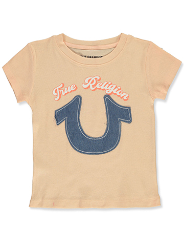 True Religion Girls' Denim Horseshoe T-shirt - CookiesKids.com