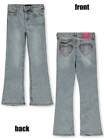 True Religion Girls' Hi-Rise Flare Jeans - CookiesKids.com