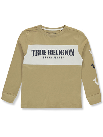 True Religion Boys' Horseshoe Long-Sleeve T-Shirt - CookiesKids.com