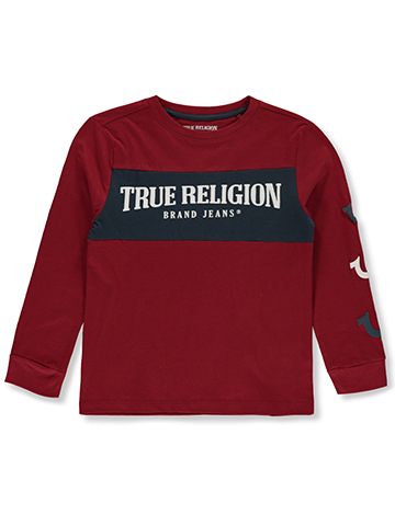 True Religion Boys' Horseshoe Long-Sleeve T-Shirt - CookiesKids.com