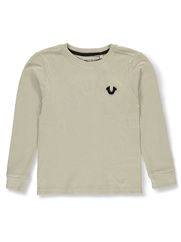 True Religion Boys' Waffle Horseshoe Long-Sleeve T-Shirt - CookiesKids.com