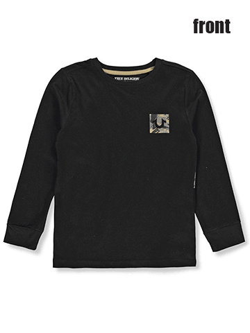 True Religion Boys' Horseshoe Long-Sleeve T-Shirt - CookiesKids.com