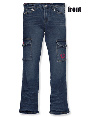 True Religion Girls' Becca High Rise Flare Jeans - CookiesKids.com