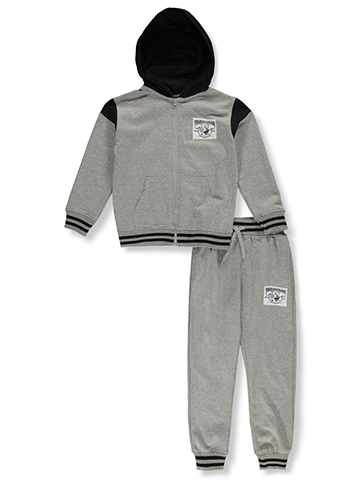 True Religion Boys' 2-Piece Fleece Joggers Set Outfit - CookiesKids.com