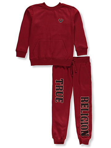 True Religion Boys' 2-Piece Fleece Joggers Set Outfit - CookiesKids.com