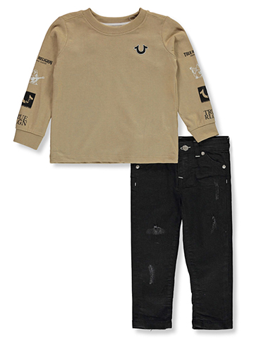True Religion Baby Boys' 2-Piece Jeans Set Outfit - CookiesKids.com