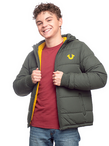 True Religion Boys' Puffer Jacket - CookiesKids.com