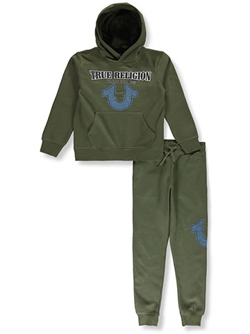True Religion Boys' 2-Piece Horseshoe Joggers Set Outfit - CookiesKids.com