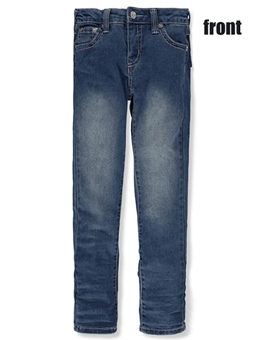 True Religion Girls' Halle Mid Rise Super Skinny Jeans - CookiesKids.com