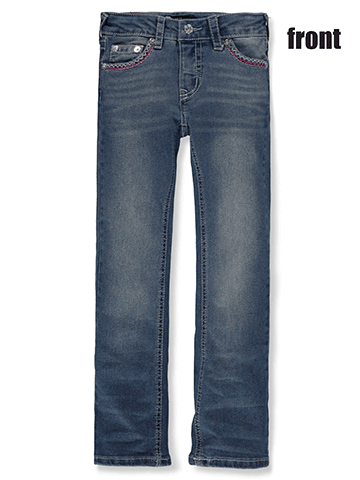 True Religion Girls' Becca Mid Rise Boot Cut Jeans - CookiesKids.com