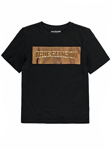 True Religion Boys' Gold T-Shirt - CookiesKids.com