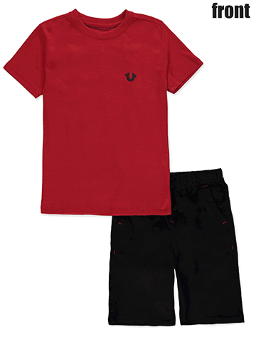 True Religion Boy's 3-Piece Shorts Set Outfit - CookiesKids.com