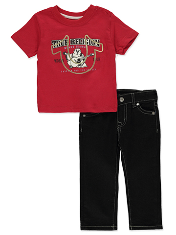 True Religion Baby Boys' 2-Piece Slim Jeans Set Outfit - CookiesKids.com