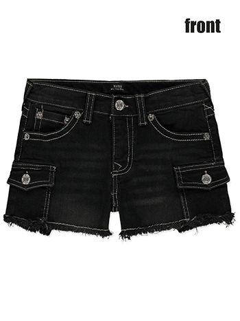 True Religion Girls' Maisie Mid Rise Shorts - CookiesKids.com