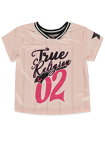 True Religion Girls' Mesh Graffiti Jersey - CookiesKids.com