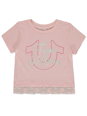 True Religion Girls' Lace T-Shirt - CookiesKids.com