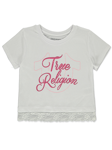 True Religion Girls' Lace T-Shirt - CookiesKids.com