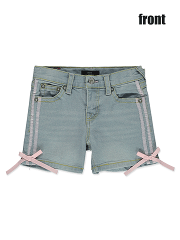 True Religion Girls' Jayde  Mid Rise Denim Shorts - CookiesKids.com