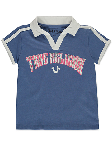 True Religion Girls' Studded Polo T-Shirt - CookiesKids.com