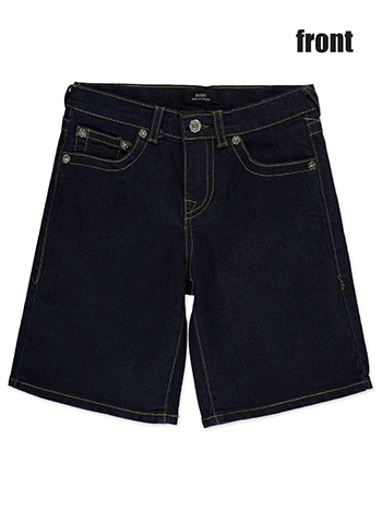 True Religion Boys' Bobby Relaxed Baggy Denim Shorts - CookiesKids.com