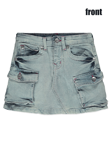 True Religion Girls' Sadie Cargo Skorts - CookiesKids.com